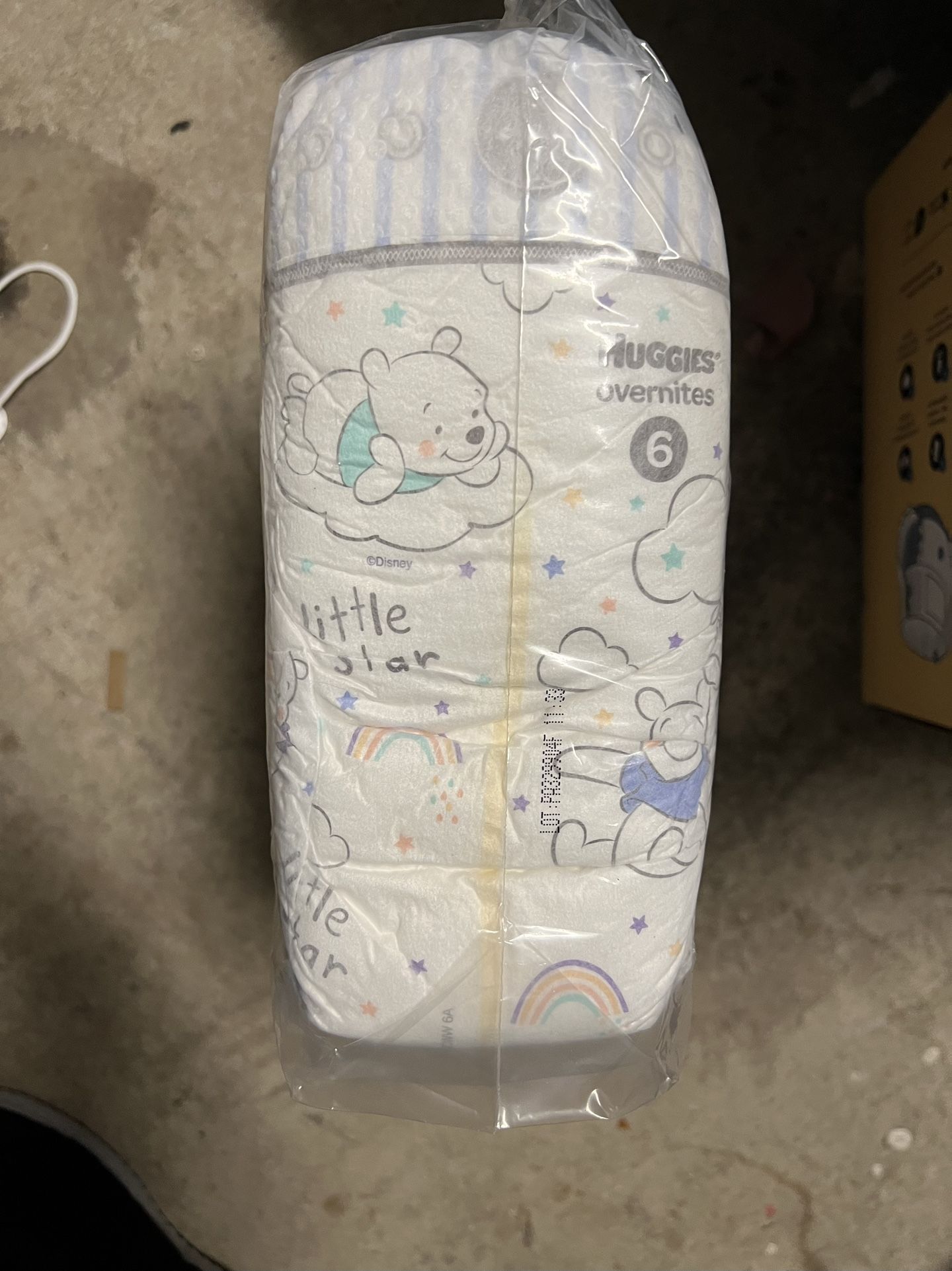 Size 6 Huggies Overnight Diapers