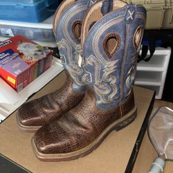 Twisted X Alloy Toe Cowboy Work Boots Size 9.5 Men