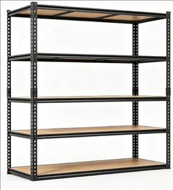 5 tiers DIY Adjustable Heavy-Duty Garage Storage Shelving