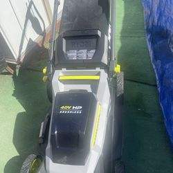RYOBI 40V HP Brushless 20 in. Cordless Battery Walk Behind Push Mower (tool Only)