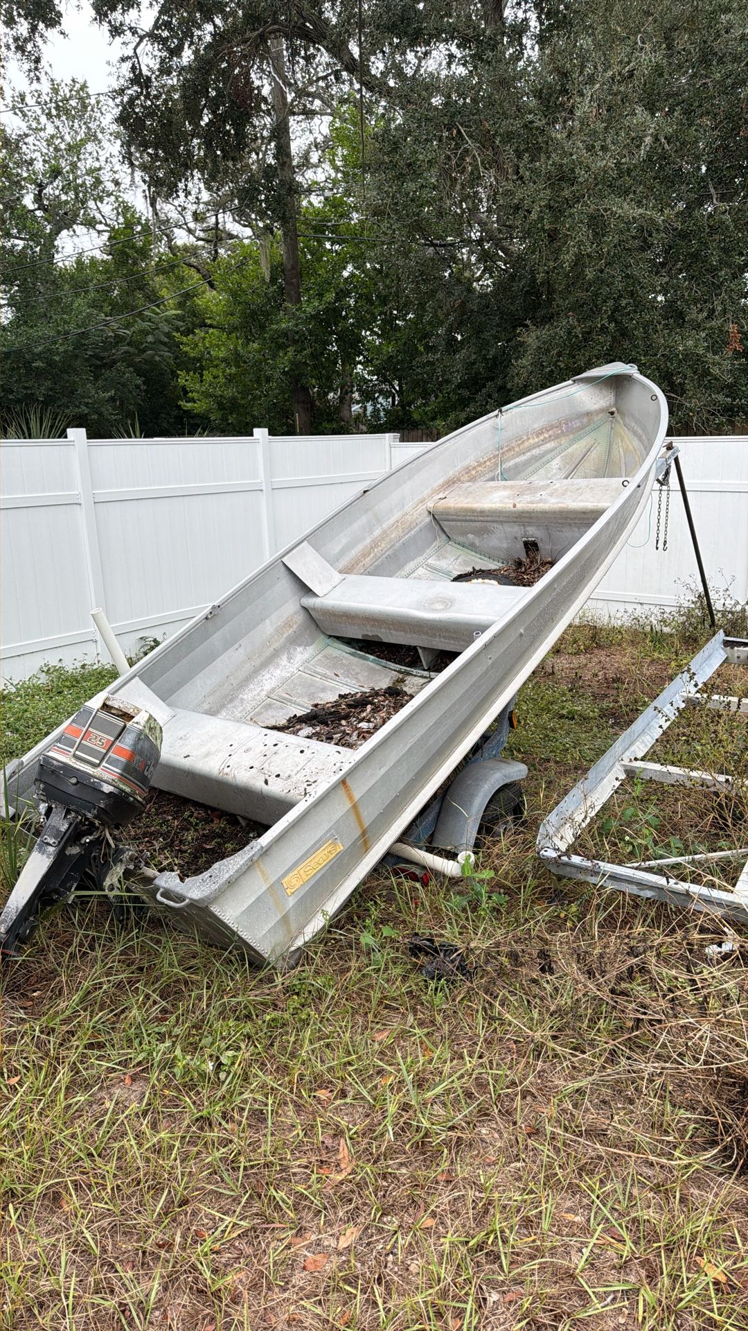 1975 Allstate Aluminum boat