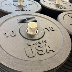 Crumb Rubber Bumper Plates – Made in USA – Durable & High Bounce B