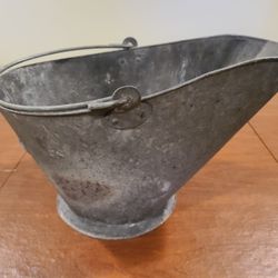 Galvanized Coal Bucket