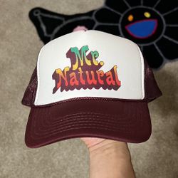 Burgundy Mr. Natural Trucker Hat