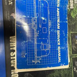 Original 1976 Airstream Service Manual In Great Condition
