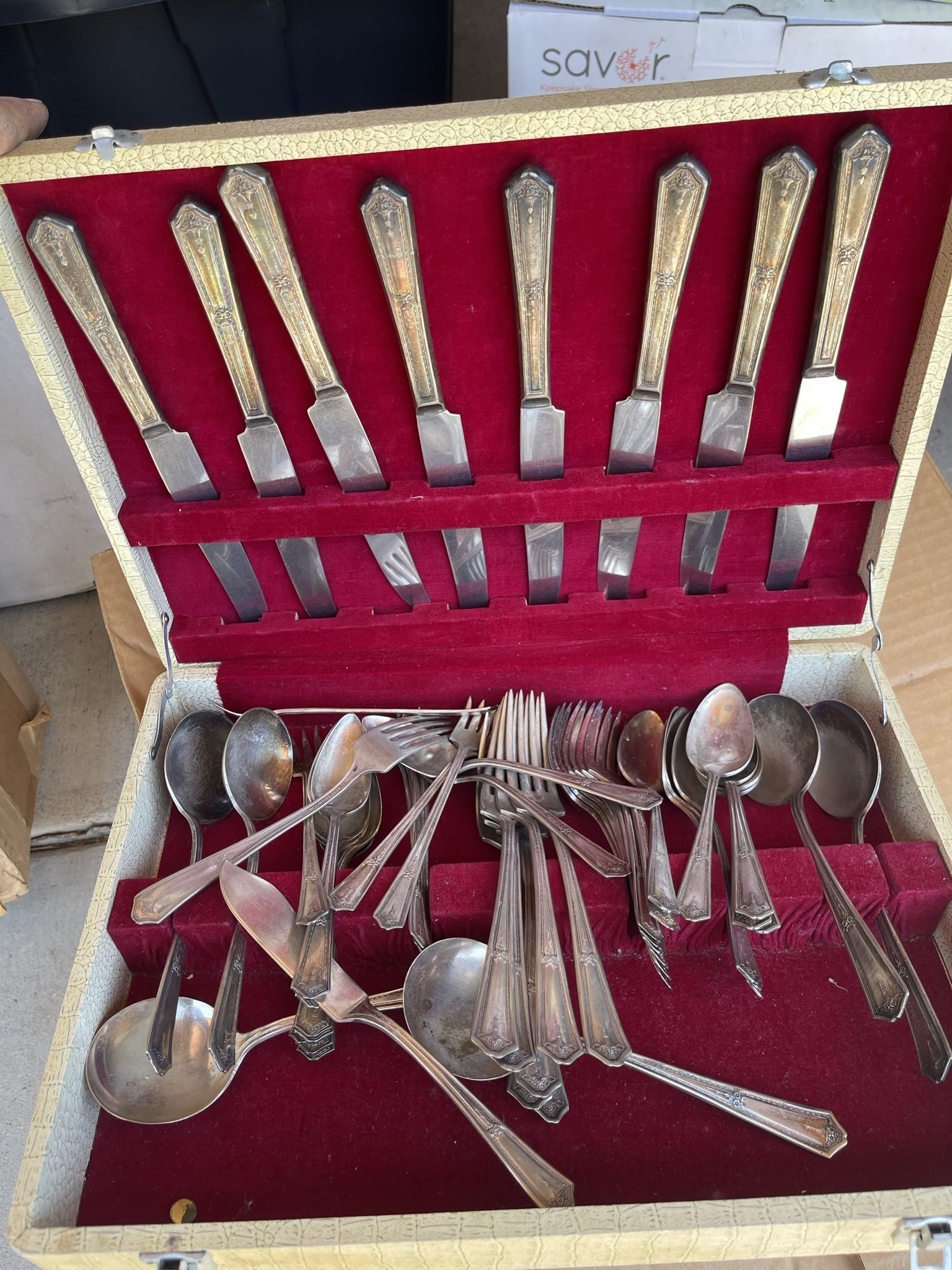 Vintage Silverware Set 