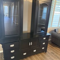 Large Entertainment Center Living Room Storage