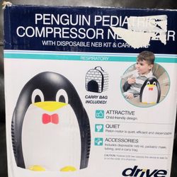 Drive Medical Kids Penguin Nebulizer With Travel Pouch