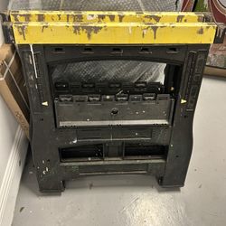 PAIR OF STANLEY ADJUSTABLE SAW HORSES