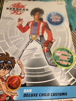 Bakugan size 4/6 costume new