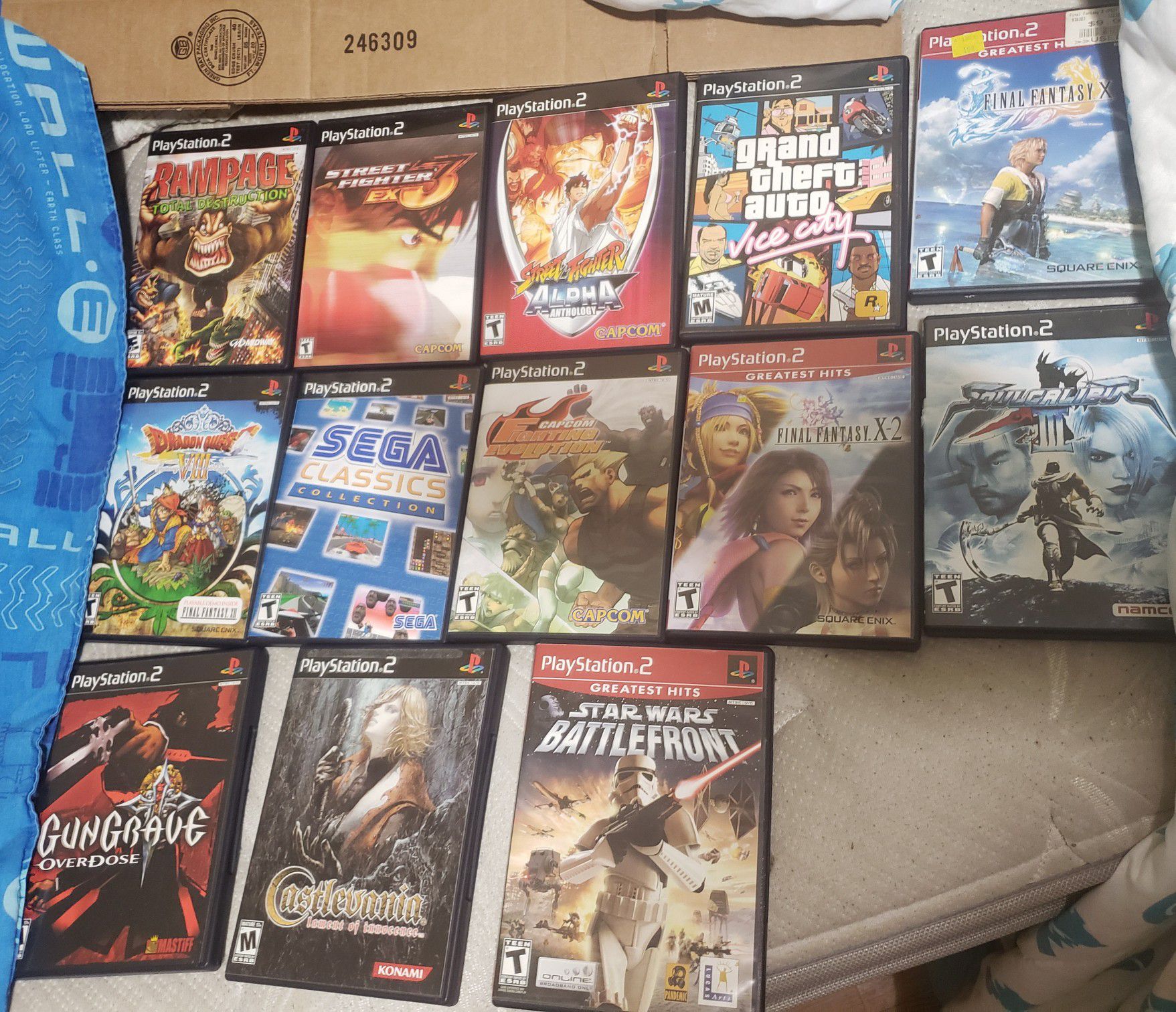 Ps2 lot. 13 Games tested