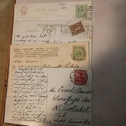 Post Cards And Stamps Germany Canada Foreign