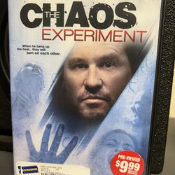 The Chaos Experiment - Val Kilmer DVD 
