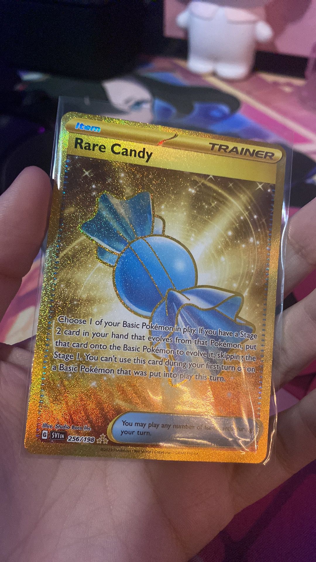 Pokemon Gold Card