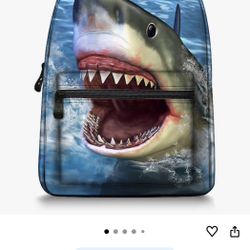 Boys Shark Backpack