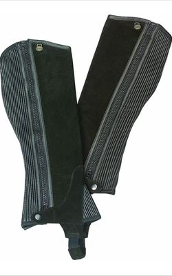 Suede Ribbed Half Chaps