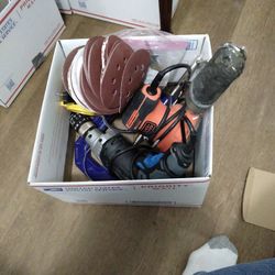 Garage Sale Box Of Power Tools #2