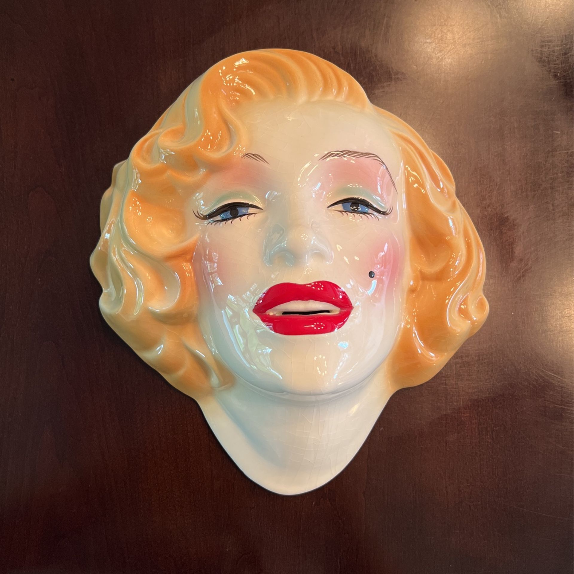Vintage Collectible Marilyn Monroe Clay Wall Art