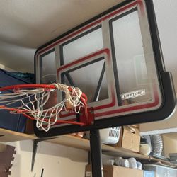 Lifetime Freestanding Basketball Hoop.