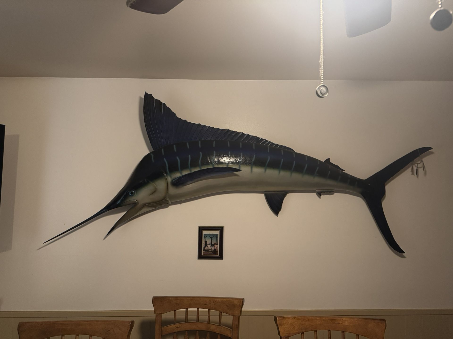 One Of A Kind 7 Foot Marlon TaxAderme Wall Mounted Perfect For Man Cave