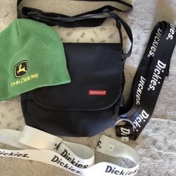Dickies Bag 2 Dickies Belts And John Deere Cap All For $10! *End Of Estate Sale*
