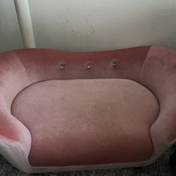 Dog/cat Bed Pink Couch 