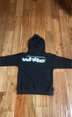 Off-White Black Graphic Pullover Hoodie