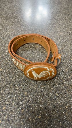 Kids Western Belt Embroidered (Piteado) Size 24 Mexico Around 26”