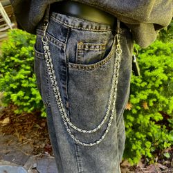 Chrome Hearts Double Wallet Chain