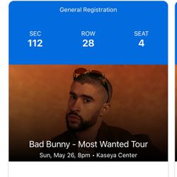 Bad bunny Tickets Two 