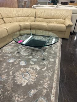 Round Glass Coffee Table