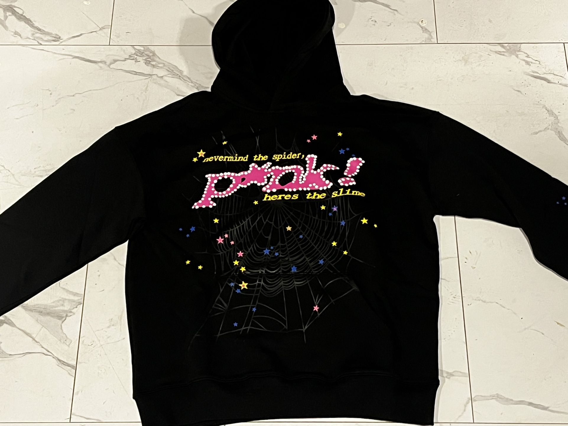 P*nk Spider Hoodie