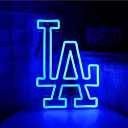 LA Dodgers Neon Sign Brand. New Never Opened! 50.00 Firm