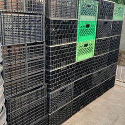 Part Two of the Storage Containers Available for Sale Milk Crates