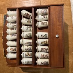 Vintage Hummel Porcelain Spice Jars