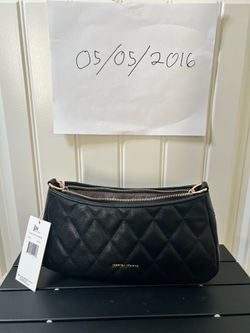**Brand New** Jessica Moore Black Quilted Crossbody / Shoulder Bag w Tags