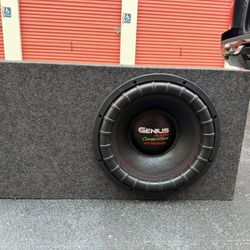 Must hear 15"Genius audio G10 in ported box 4k beast 