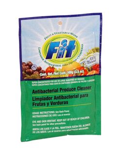 FIT FRUIT & VEGETABLE CLEANER 12100 Fit 100 g Powder Pouch Makes 5 Gallons