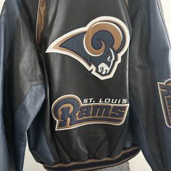 ST. LOUIS RAMS LEATHER JACKET