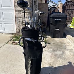 Golf Clubs & Bag