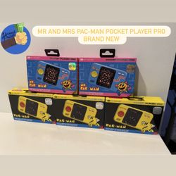 Mr. & Mrs. Pac-Man Pocket Player Pro – Brand New & Sealed 🕹️