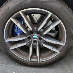 BMW OEM X3M 20inch Wheels 764M Orbit Grey Brushed Front