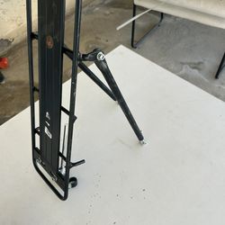 Black Schwinn folding rear rack for bike