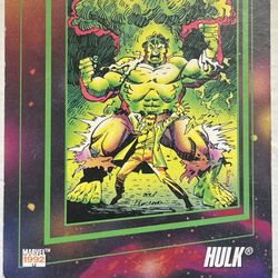 Hulk Trading Card 1992