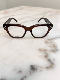 Dior Brown Acetate Eyeglasses