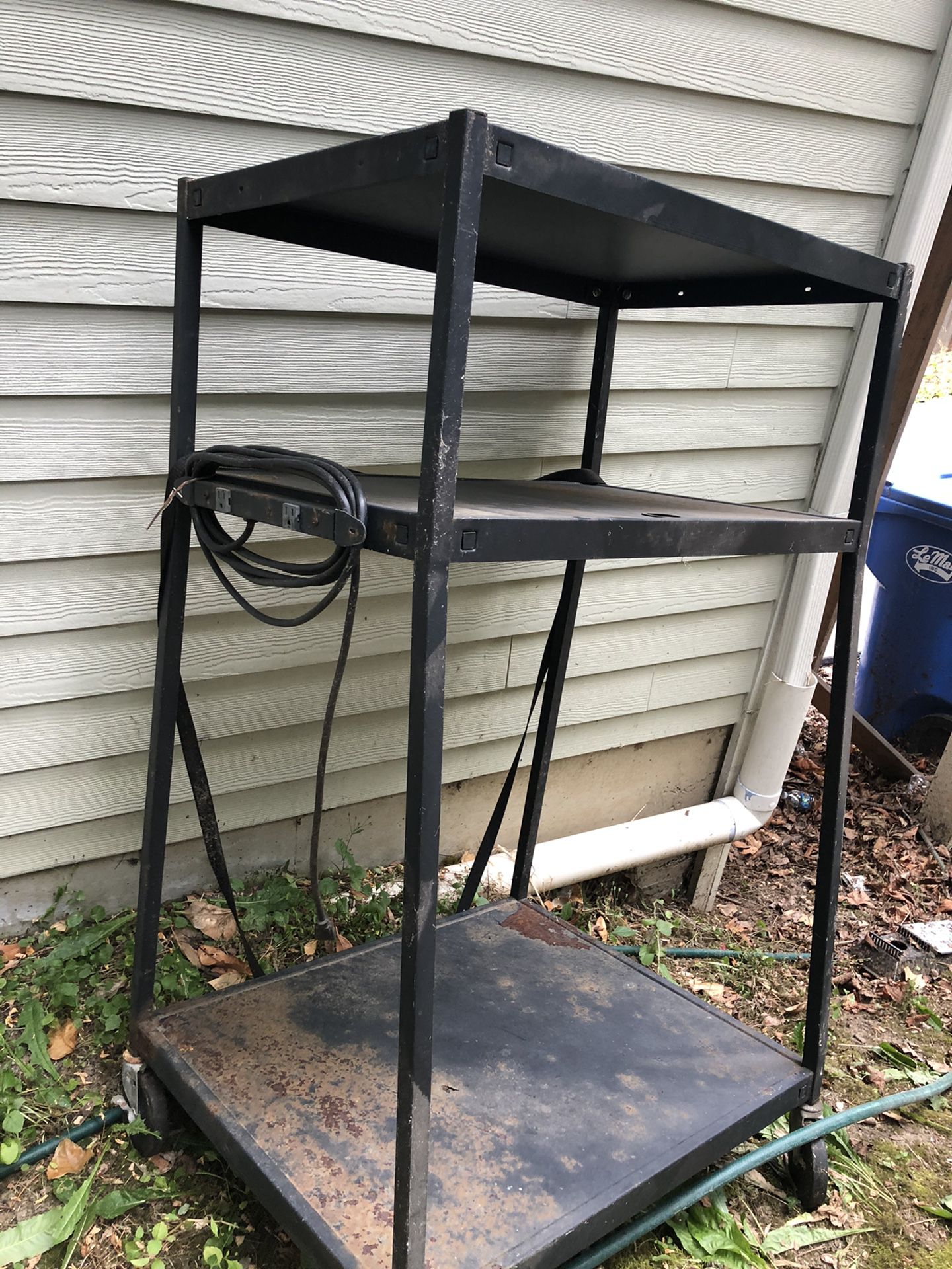 FREE - TV cart, could be used for welding or scrap.