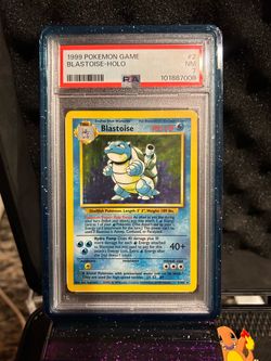 Base Set pokemon PSA 7 Blastoise Venusaur
