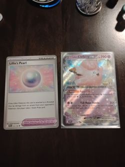 Lillie's pearl & Lillie's Clefairy EX