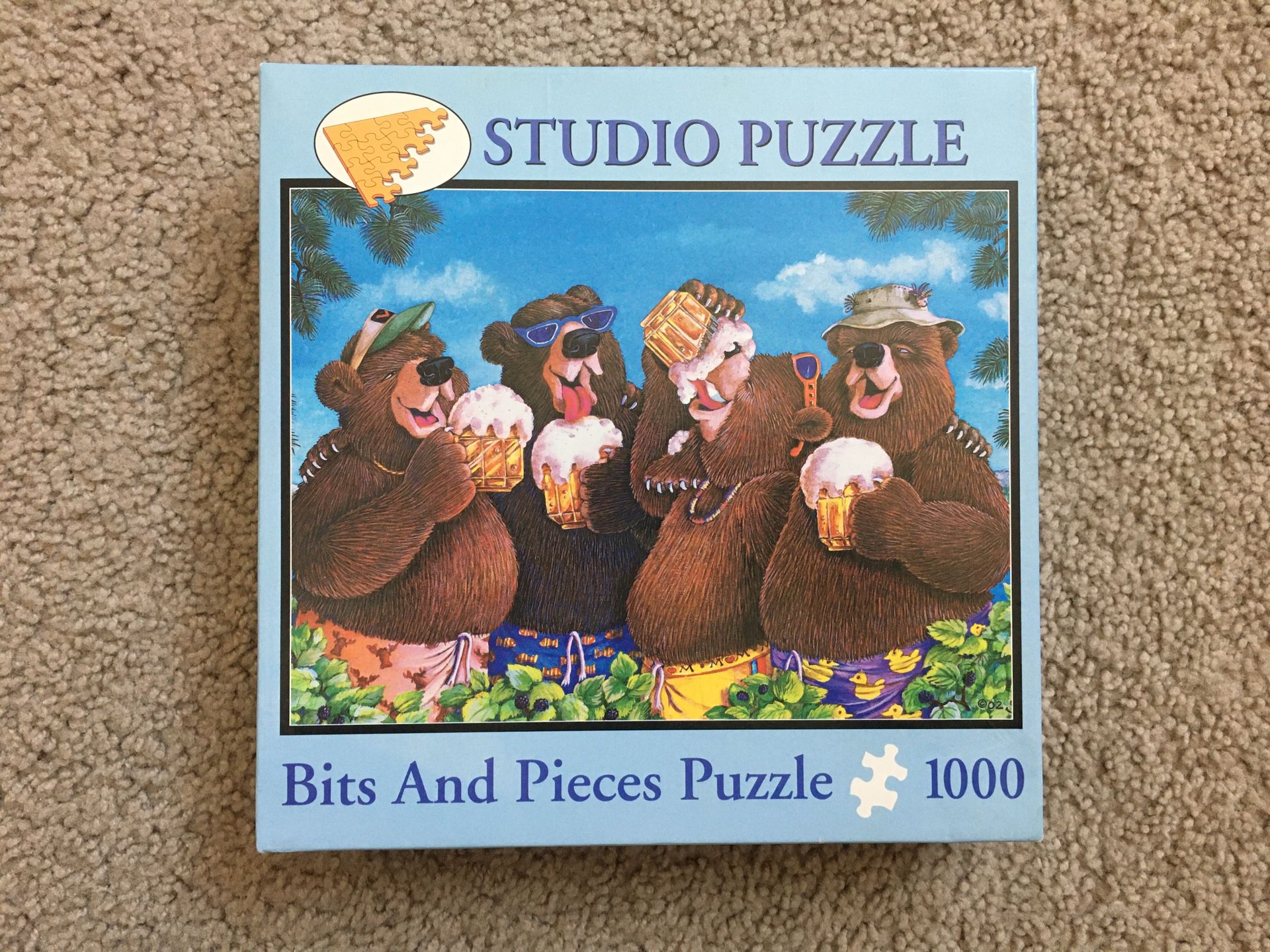 Jigsaw Puzzle SUDS N’ BUDS Bits & Pieces Open Box Sealed Contents