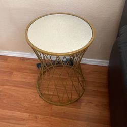 Small Mirror Side Table 